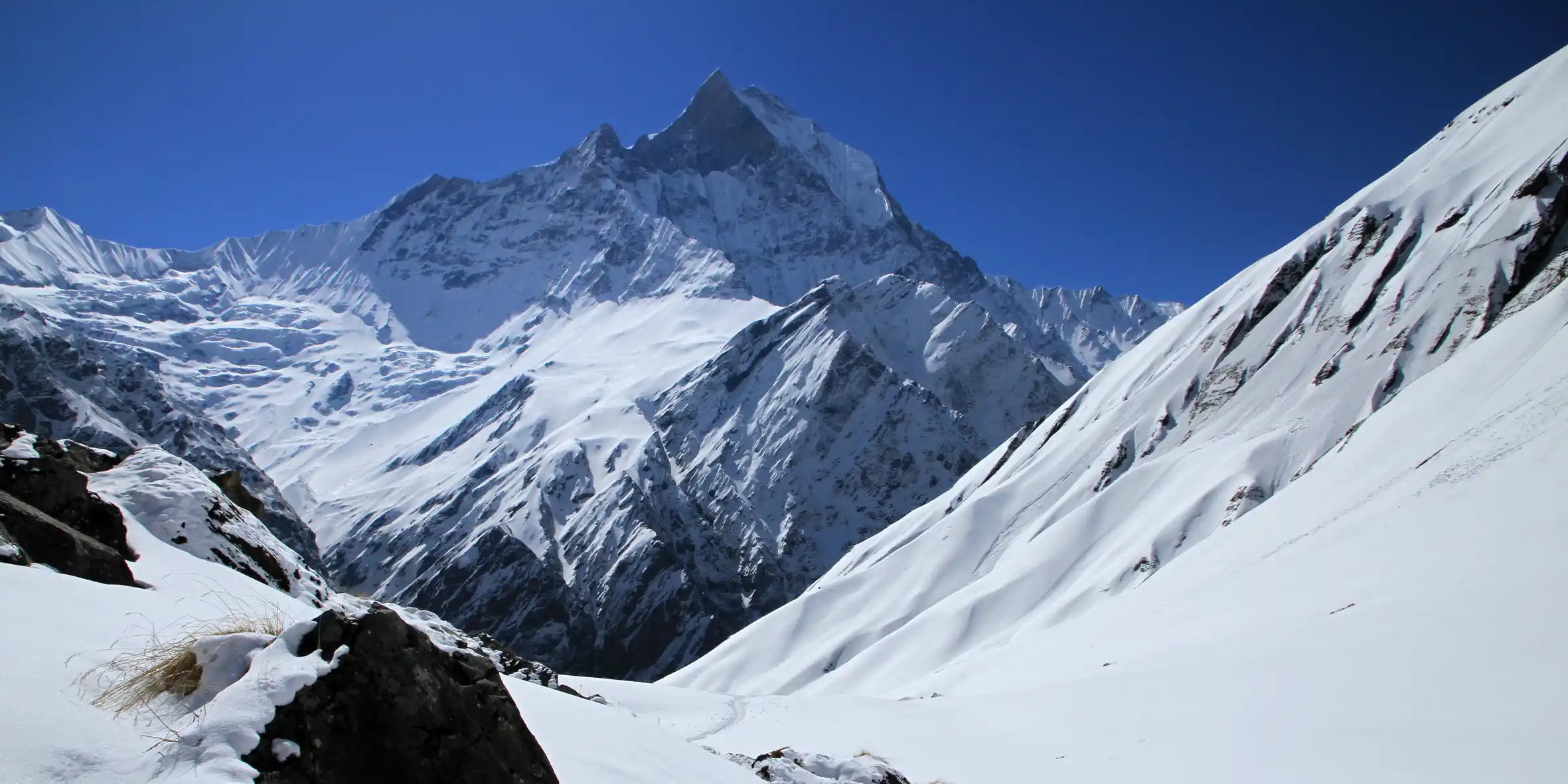 Lower Dolpo high altitude landscape and trekking route